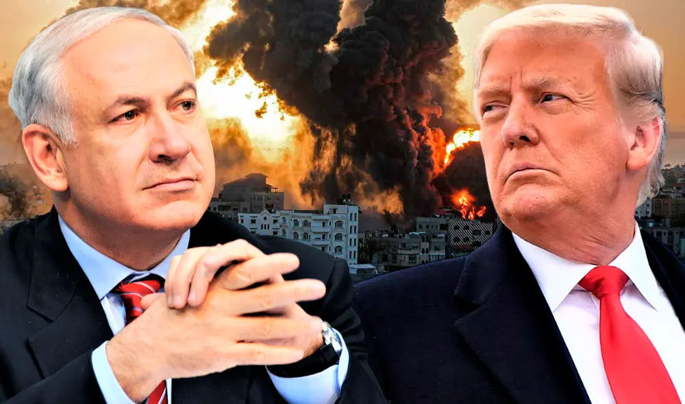 A inicios de marzo, Netanyahu confirmó que no se permitiría la entrada de ayuda humanitaria a Gaza, justificando que Hamás "controla los suministros". Foto: Composición LR.