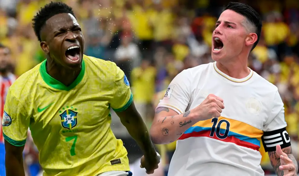 Brasil y Colombia se enfrentarán en el Estadio Mané Garrincha. Foto: composición LR/AFP
