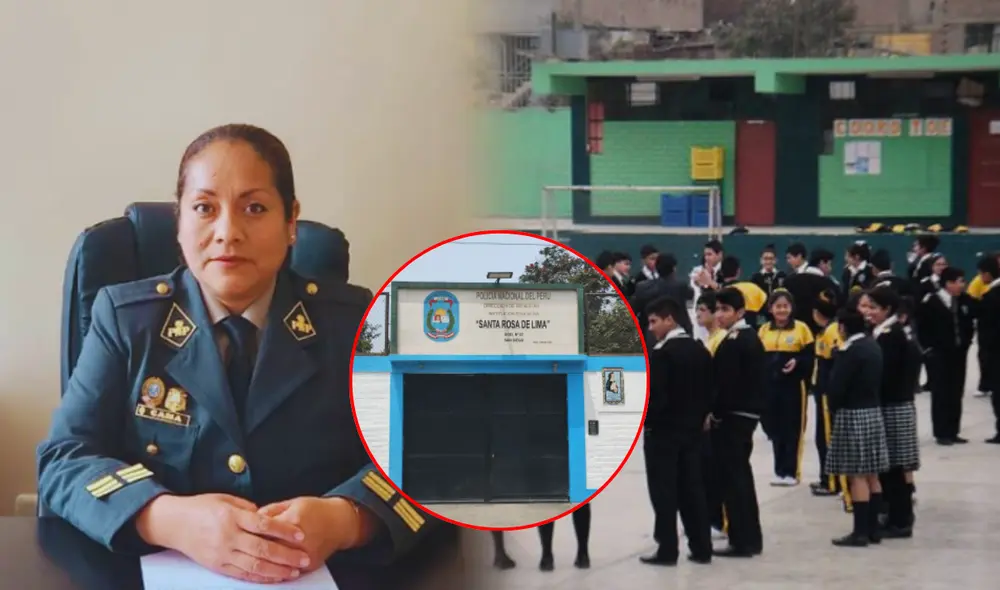 Directora de colegio PNP en SMP se niega a aceptar matricula de menor estudiante. Foto: composición LR/I.E. PNP SANTA ROSA DE LIMA 2001