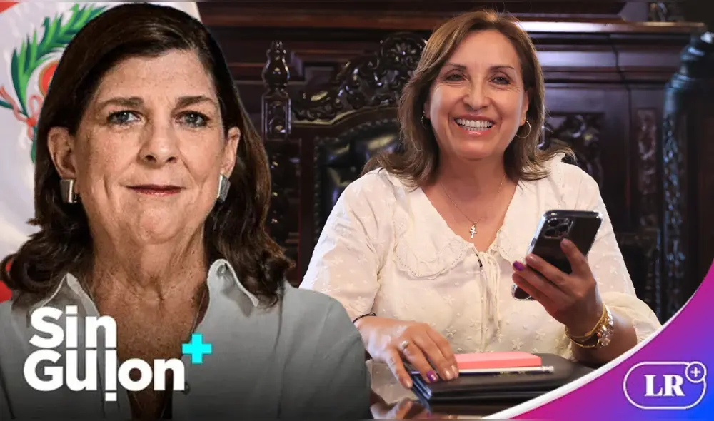 Rosa María Palacios afirma que Morgan Quero buscaría distraer las críticas contra la mandataria porque el contenido de su celular podría dar pie a una posible vacancia. | Composición LR. Rosa María Palacios afirma que Morgan Quero buscaría distraer las críticas contra la mandataria porque el contenido de su celular podría dar pie a una posible vacancia. | Composición LR.