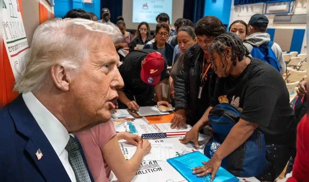 El proyecto CUNY, en Nueva York, pone a disposición servicios gratuitos de ciudadanía para inmigrantes indocumentados en el estado. Foto: Composición LR/La Prensa/AFP