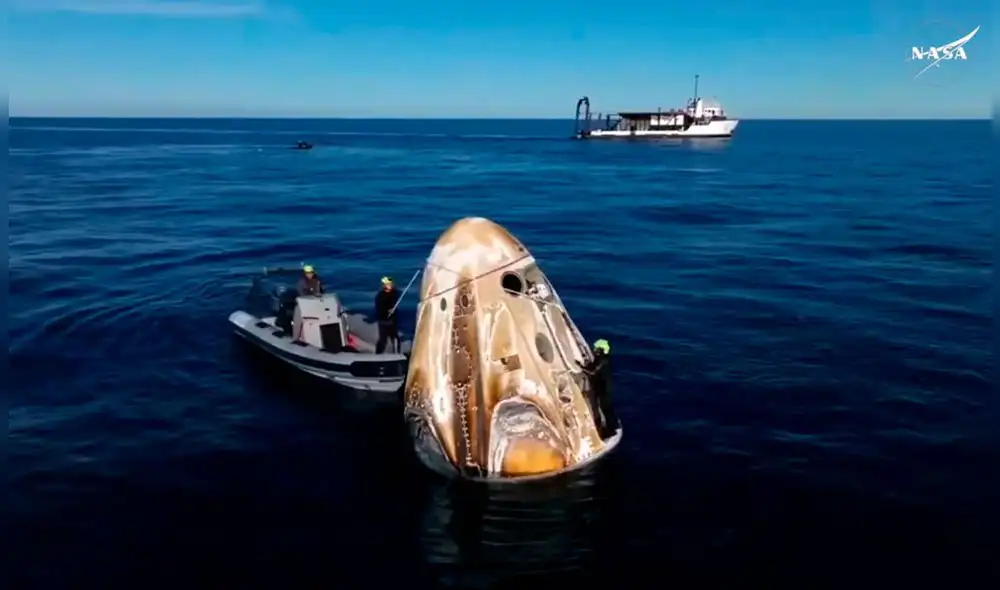 Astronautas regresan a la Tierra tras nueve meses atrapados en la Estación Espacial. Foto: NASA