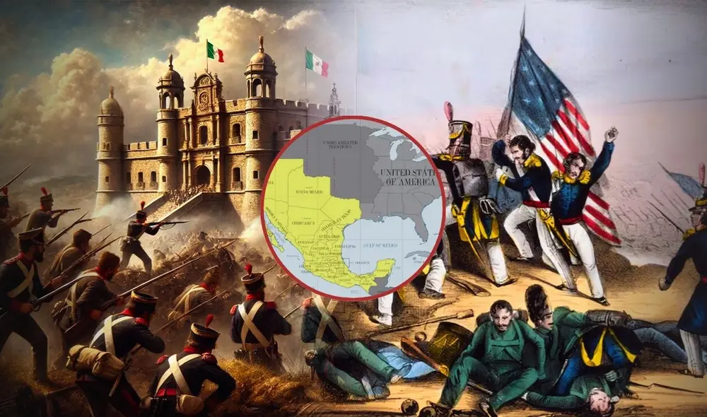 Este país de Latinoamérica cedió el 55% de su territorio a los Estados Unidos y hoy una parte de ese espacio es la 5ta economía del mundo. Foto: composición LR/ChatGPT/Library of Congress