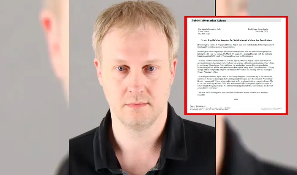 Tras la detención, líderes políticos de ambos partidos han exigido su renuncia, señalando que las acusaciones son "profundamente perturbadoras" y que requieren una respuesta inmediata. Foto: Composición LR/Fox 9/ Mitchell Republic Tras la detención, líderes políticos de ambos partidos han exigido su renuncia, señalando que las acusaciones son "profundamente perturbadoras" y que requieren una respuesta inmediata. Foto: Composición LR/Fox 9/ Mitchell Republic