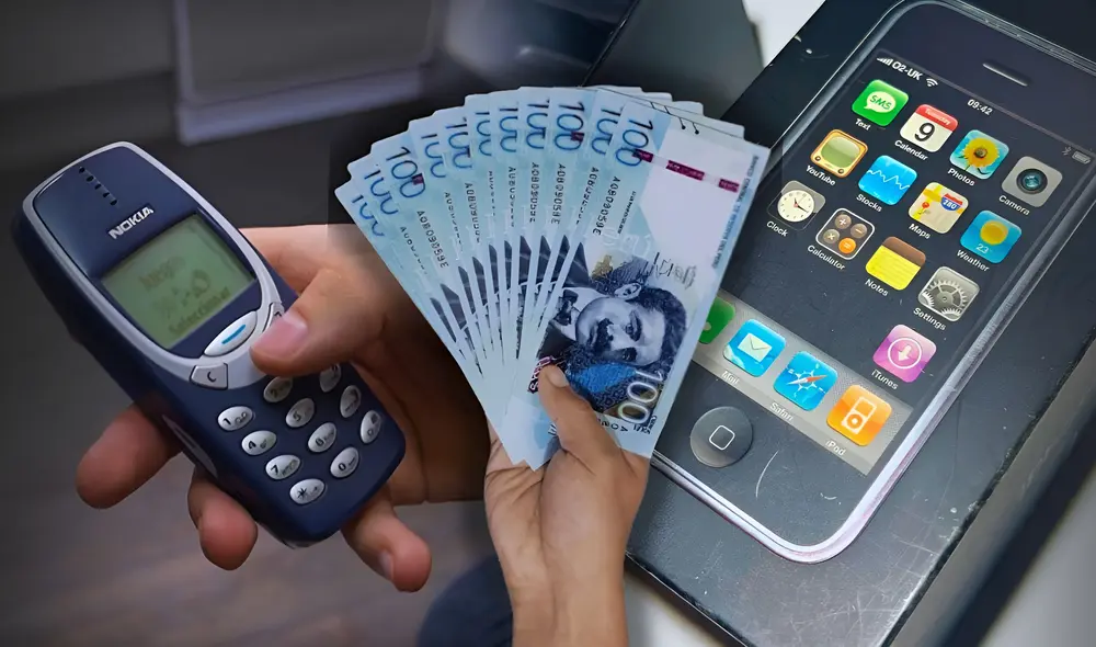 Si tienes alguno de estos 10 celulares antiguos empolvándose en casa, no lo botes: los coleccionistas pagan una fortuna por ellos. Foto: composición LR/Shutterstock/Xataka/Ebay.