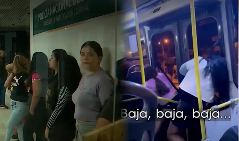 Policía captura a banda de mujeres dedicadas al robo en transporte público. Foto: captura Ámerica.
