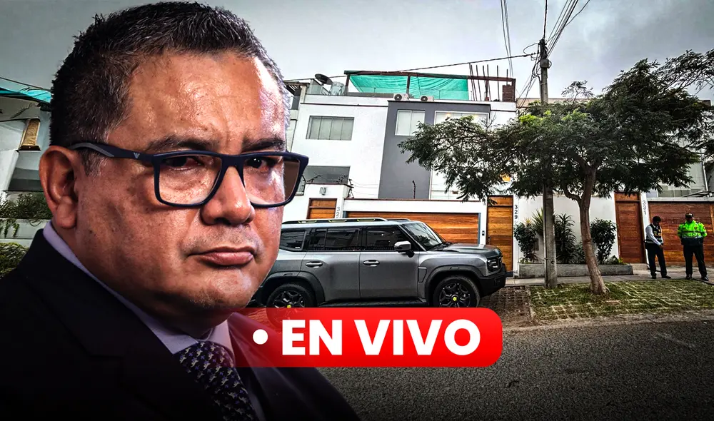 Domicilio de Juan José Santiváñez es allanado nuevamente por el Ministerio Público | Composición: Gerson Cardoso / Foto: LR.