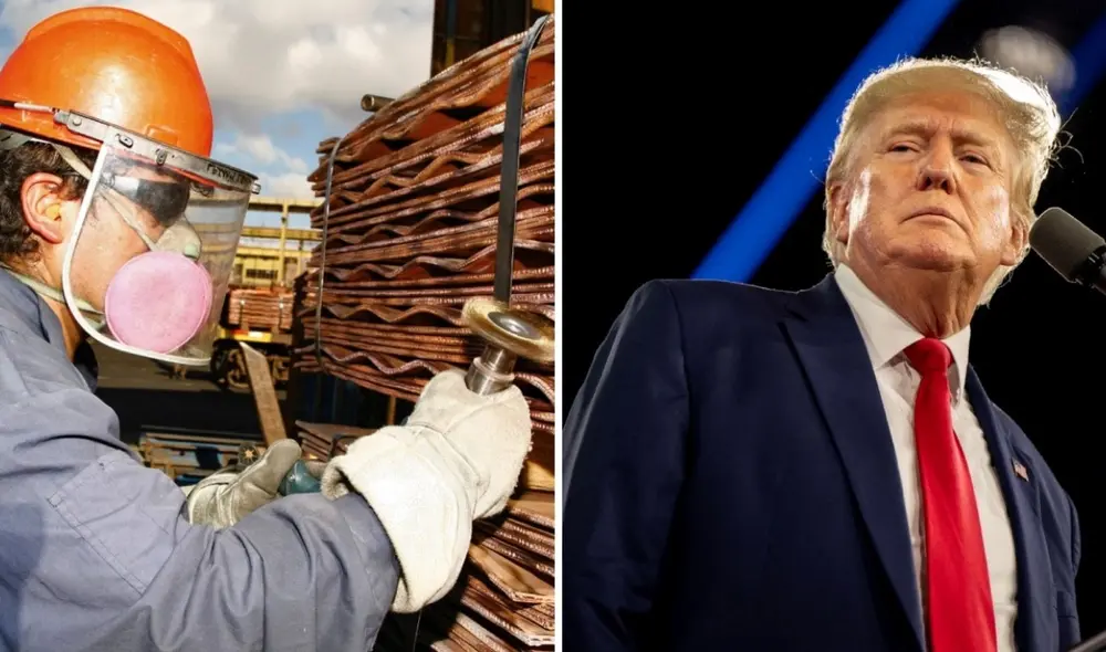 Hace algunos días, Donald Trump ordenó una investigación sobre las importaciones de cobre. Una posible imposición de aranceles genera incertidumbre. Foto: composición LR/Andina Hace algunos días, Donald Trump ordenó una investigación sobre las importaciones de cobre. Una posible imposición de aranceles genera incertidumbre. Foto: composición LR/Andina