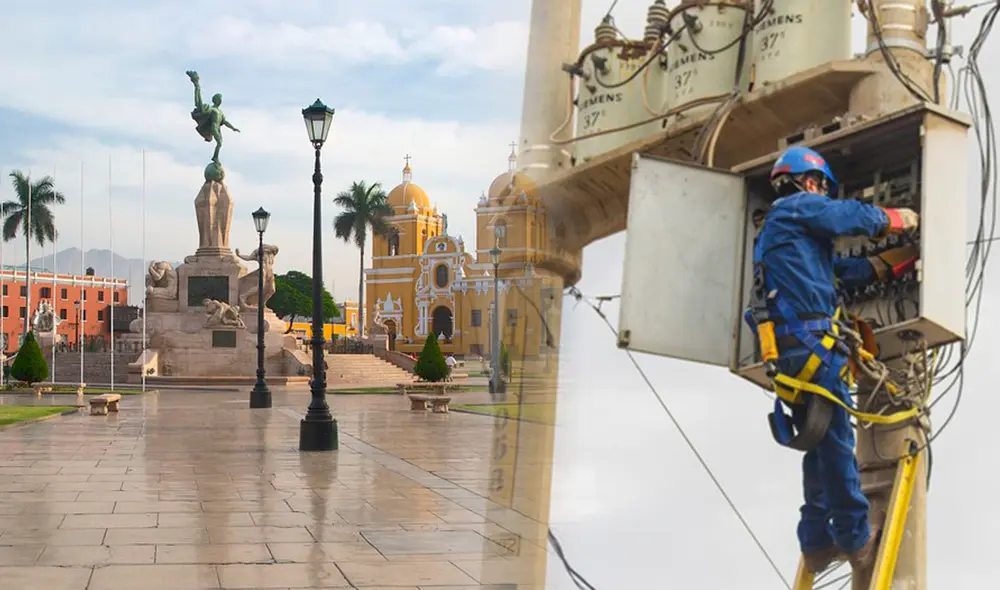 Corte de luz programado en diferentes distritos de La Libertad por Hidrandina. Foto: composición LR/difusión.