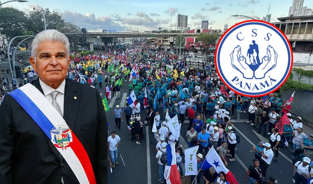 La nueva ley en Panamá modifica la Ley Orgánica del CSS, por lo que los jubilaos y pensionados han mostrado su descontento. Foto: composición LR/ X/ CSS