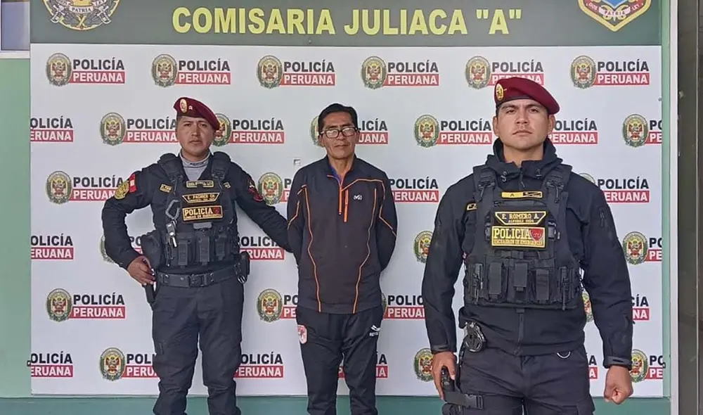 Alcalde intervenido estaba requerido por juzgado de Puno. Foto: PNP Alcalde intervenido estaba requerido por juzgado de Puno. Foto: PNP