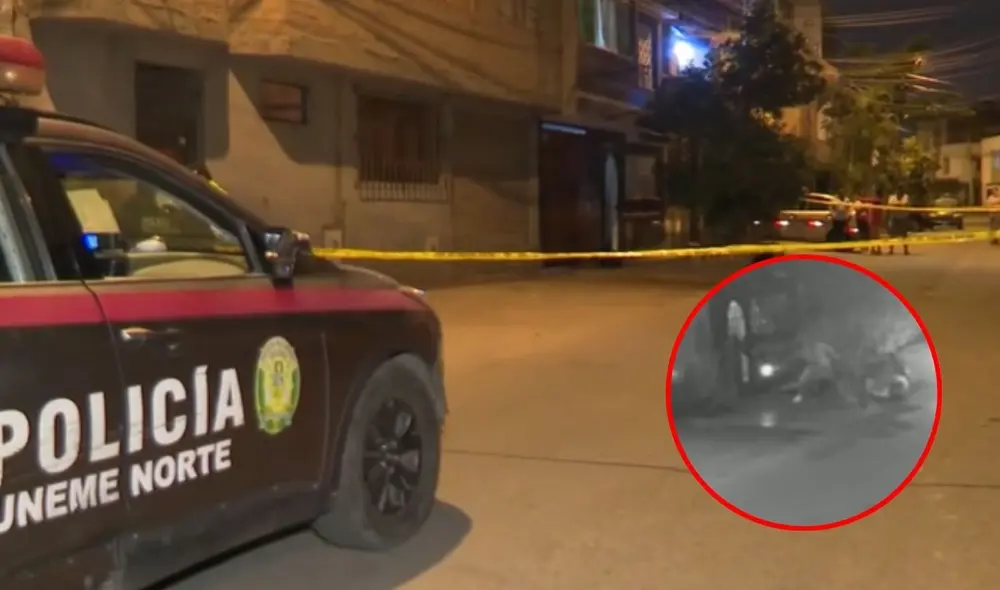 Sicarios acribillan a un joven en San Martín de Porres. Foto: captura Ámerica.