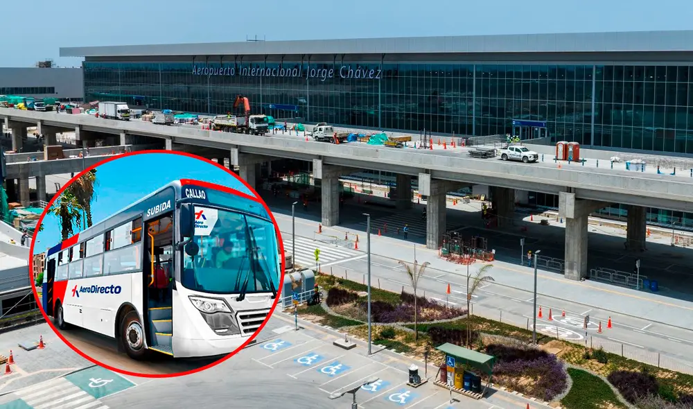 Nuevo Aeropuerto Jorge Chávez contará con un bus público denominado AeroDirecto. Foto: Composición LR/Andina.