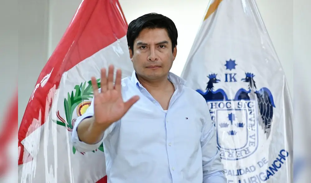 Dice basta. La incapacidad del gobierno de Dina Boluarte ha copado la paciencia del alcalde de San Juan de Lurigancho, Jesús Maldonado. Foto: Miguel Vásquez / LR