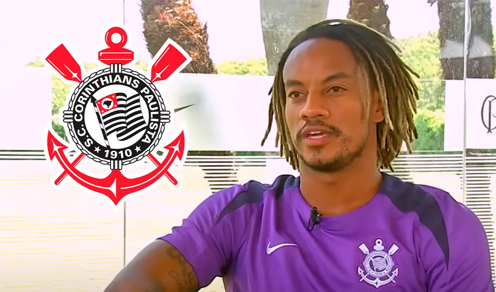 André Carrillo llegó a Corinthians procedente de Al-Qadisiyah. Foto: composición LR/captura de Esporte Espetacular