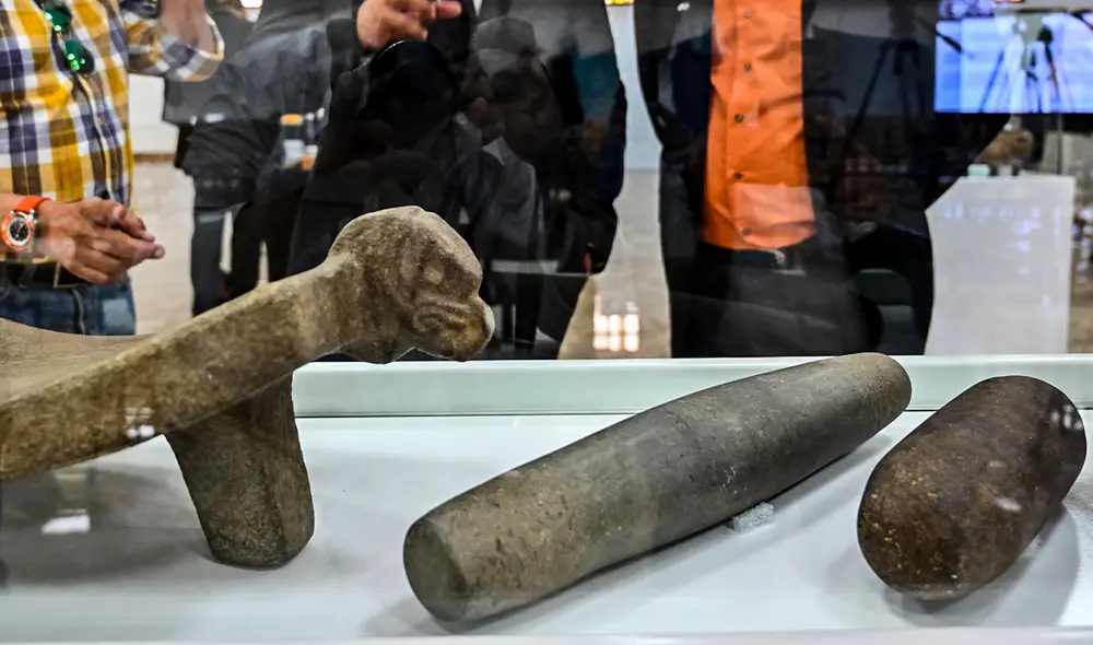 Las piezas arqueológicas precolombinas, resguardadas en el Museo Quai Branly de París. Foto: AFP. Las piezas arqueológicas precolombinas, resguardadas en el Museo Quai Branly de París. Foto: AFP.