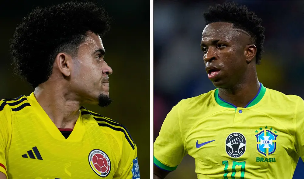 Colombia vs Brasil se disputará a partir de las 7.45 p. m. Foto: composición LR/X