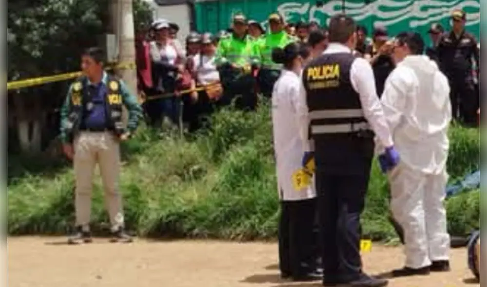 Cuerpos de extranjeros fueron hallados entre matorrales en Huánuco. Foto: PNP