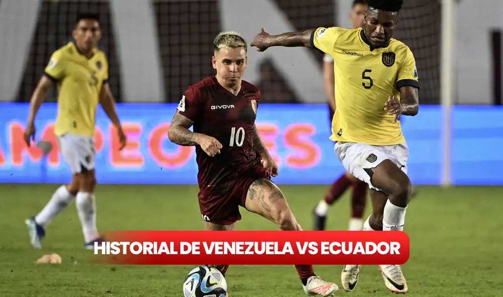 El último encuentro entre Venezuela vs Ecuador terminó en empate sin goles. Foto: composición LR / AFP