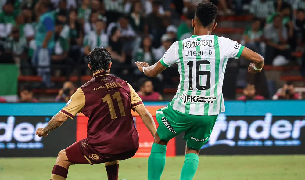 Atlético Nacional hizo respetar su localía en este partido de la liga colombiana. Foto: Deportes Tolima Atlético Nacional hizo respetar su localía en este partido de la liga colombiana. Foto: Deportes Tolima