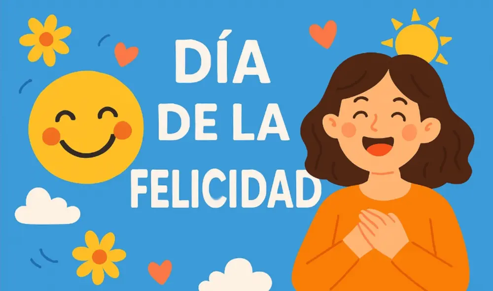 Cada 20 de marzo se celebra el Día de la Felicidad. Foto: IA