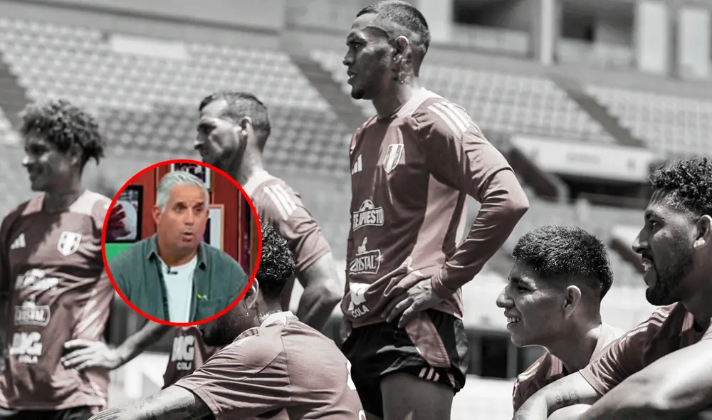 Diego Rebagliati mostró su preocupación contra algunos jugadores por la falta de efectividad de gol con la selección peruana. Foto: composición LR/La Bicolor