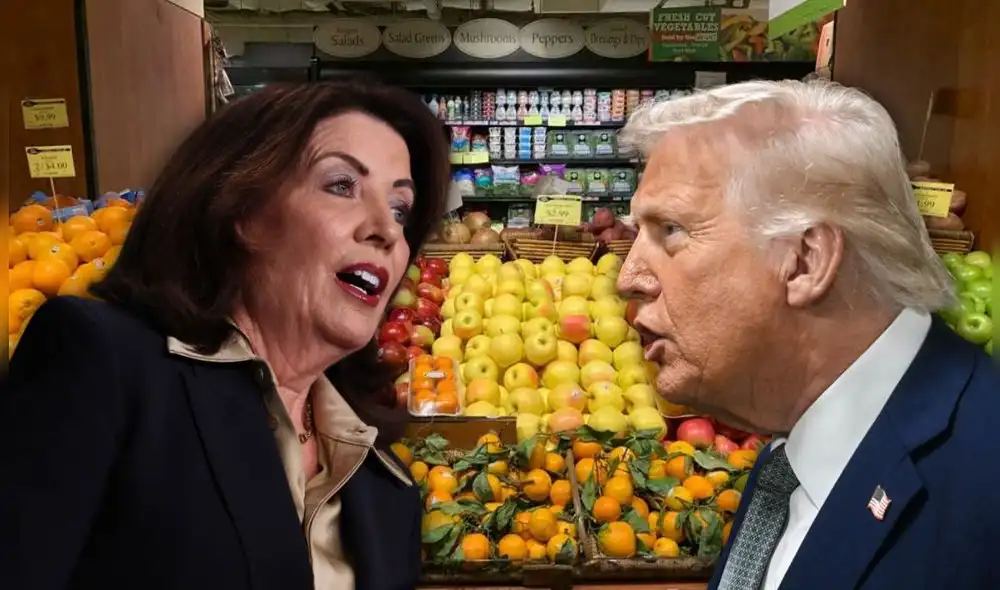 La gobernadora Hochul indicó que los principales productos de consumo diario en Nueva York aumentarían de precio. Foto: Composición LR/Dicas Nueva Tork/AFP La gobernadora Hochul indicó que los principales productos de consumo diario en Nueva York aumentarían de precio. Foto: Composición LR/Dicas Nueva Tork/AFP