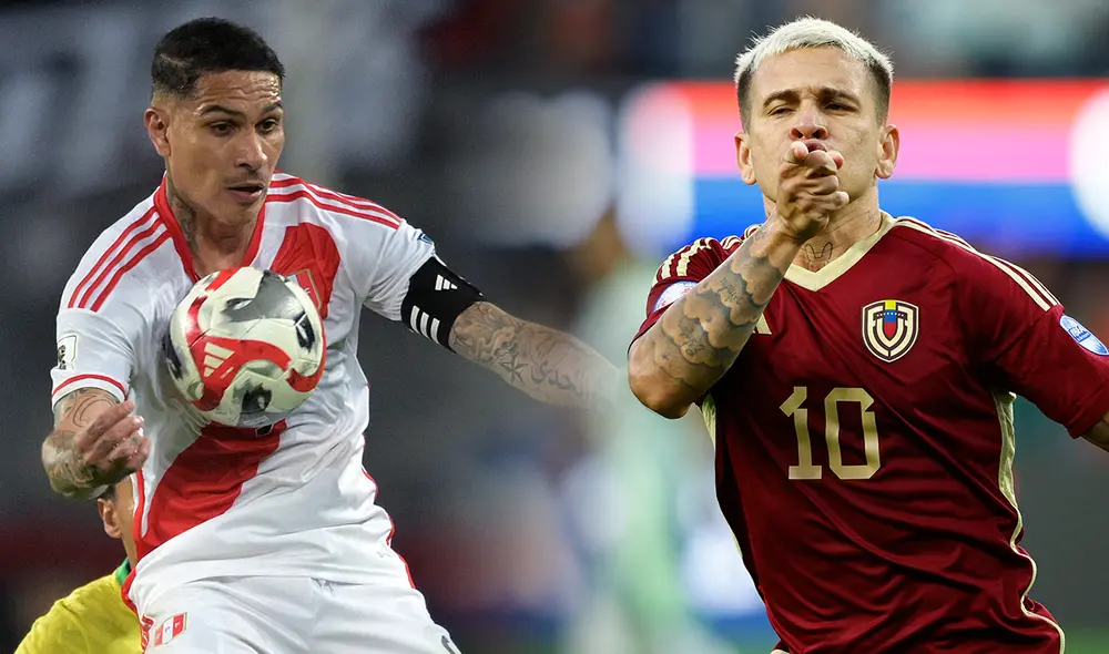 Perú y Venezuela luchan por llegar al puesto de repechaje para el Mundial 2026. Foto: composición LR/AFP
