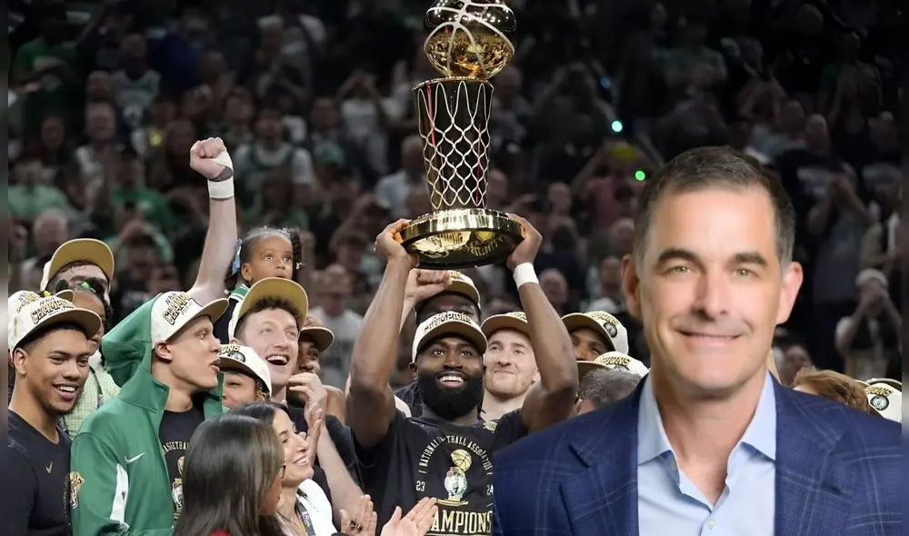 Bill Chisholm es el nuevo dueño del famoso equipo de baloncesto, Celtics, en la NBA de USA. Foto: Composición LR/The Spun/Fox 23