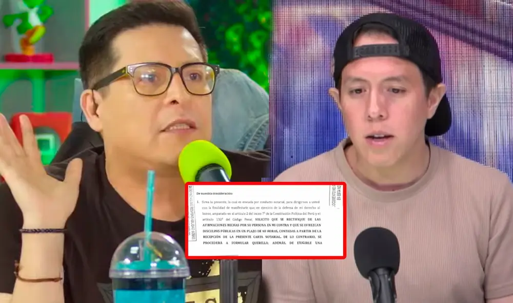 Carloncho exige una rectificación y amenaza con demanda contra 'El Misha'. Foto: composición LR/difusión/Instagram/babatv_of