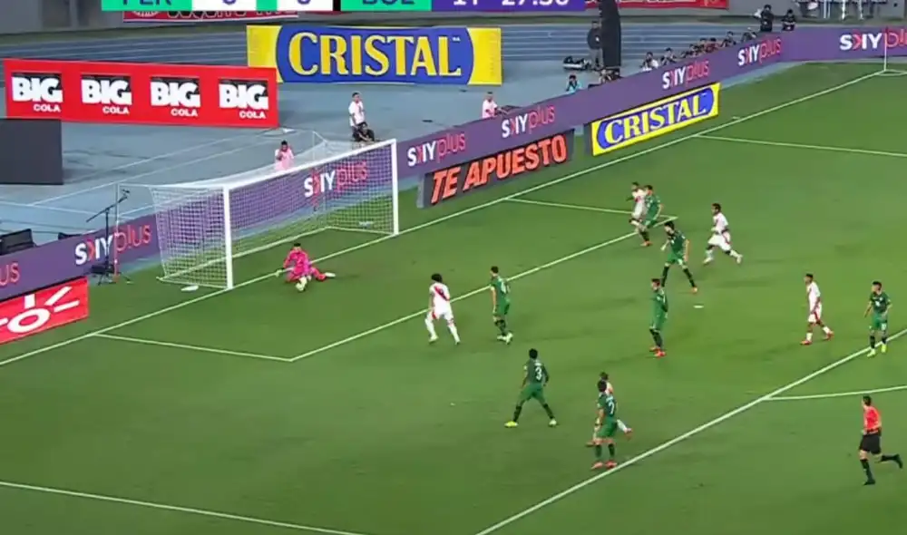 Guillermo Viscarra es el arquero titular de Alianza Lima y la selección de Bolivia. Foto: captura/Movistar Deportes