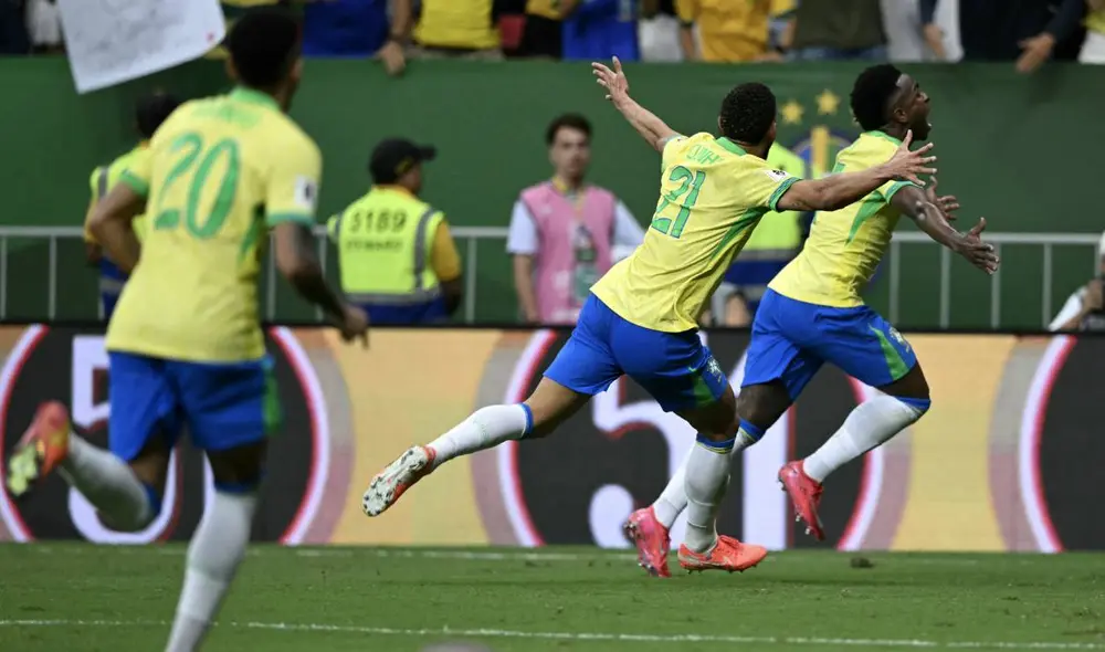 Colombia y Brasil se enfrentaron por última vez en la Copa América 2024. Foto: AFP Colombia y Brasil se enfrentaron por última vez en la Copa América 2024. Foto: AFP