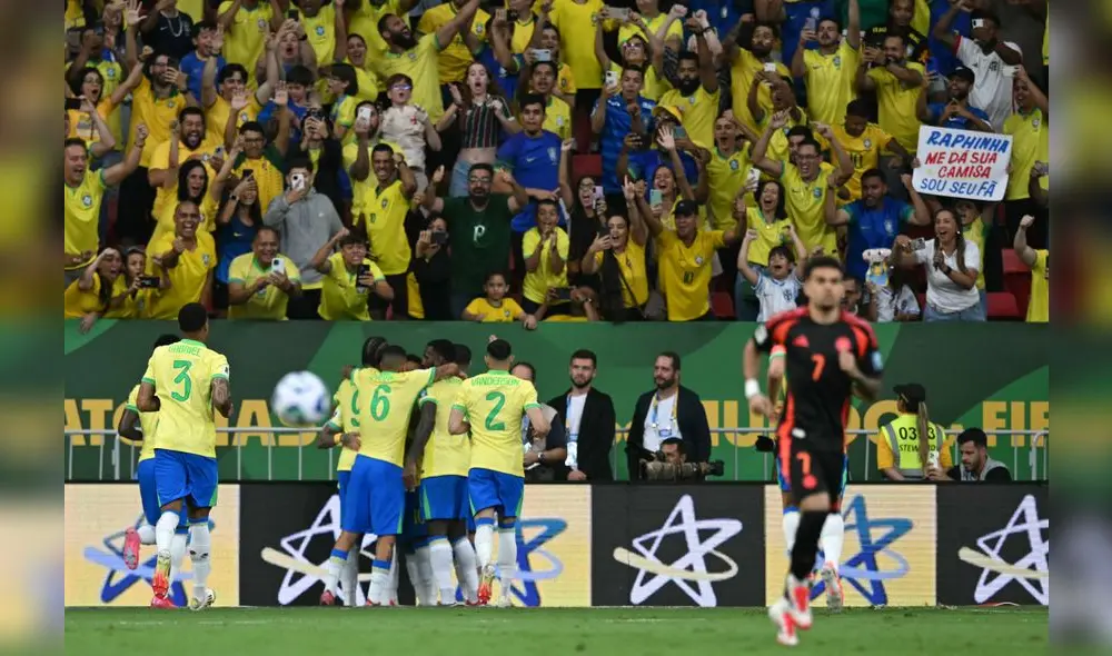 Colombia y Brasil se enfrentaron por última vez en la Copa América 2024. Foto: AFP Colombia y Brasil se enfrentaron por última vez en la Copa América 2024. Foto: AFP
