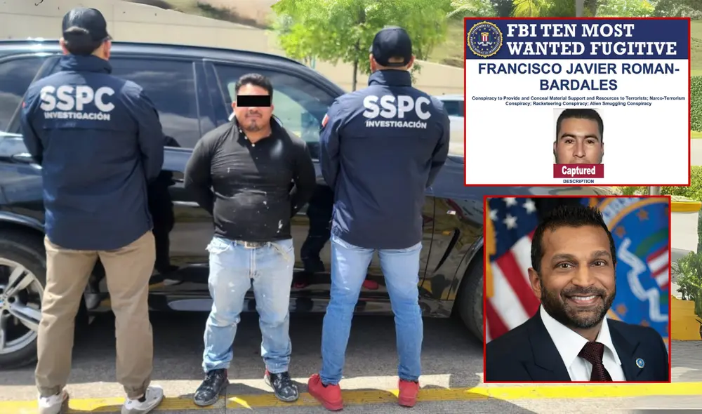 Román-Bardales, de origen salvadoreño, era buscado por homicidio y narcotráfico. Fue arrestado en Veracruz tras meses de investigación y extraditado a EE. UU. Foto: composición LR/CNN/FBI New York/EFE