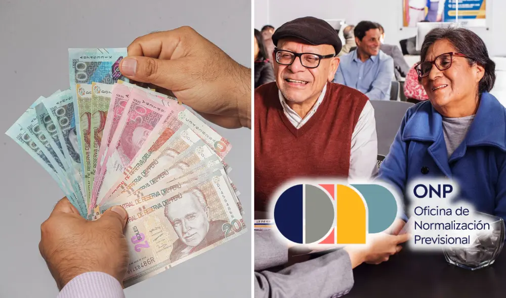 Los jubilados de la ONP pueden cobrar su pensión en las sedes del Banco de la Nación. Foto: composición LR/Andina
