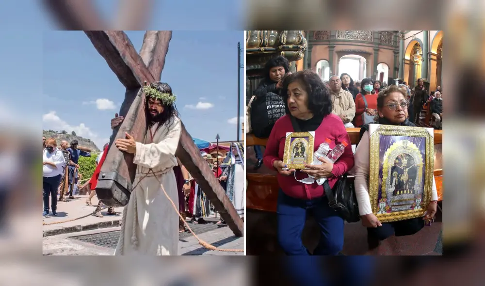 Semana Santa es una festividad cristiana de gran relevancia en el Perú. Foto: Composición LR/Andina