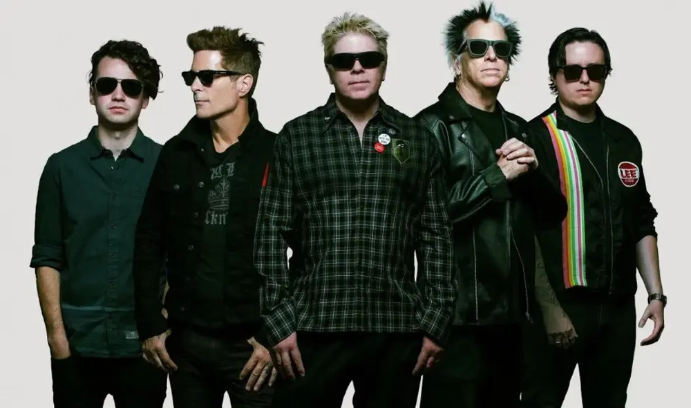 The Offspring se presentará en Costa 21 de San Miguel este viernes 21 de marzo. Foto: difusión