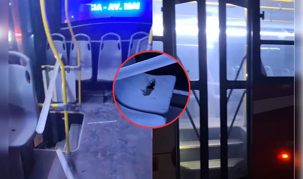 Sujeto esperó que el vehículo se encuentre cerca a su paradero final. Foto: Difusión Sujeto esperó que el vehículo se encuentre cerca a su paradero final. Foto: Difusión