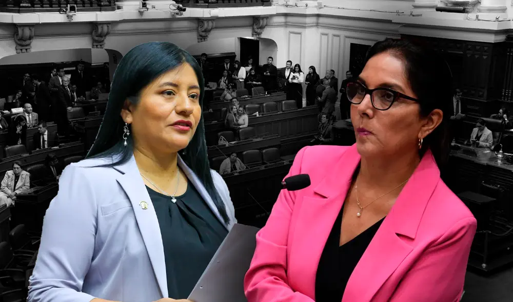 Patricia Juárez llama "fujicaviar" a la bancada Juntos por el Perú-Voces del Pueblo. Foto: composición LR/John Reyes