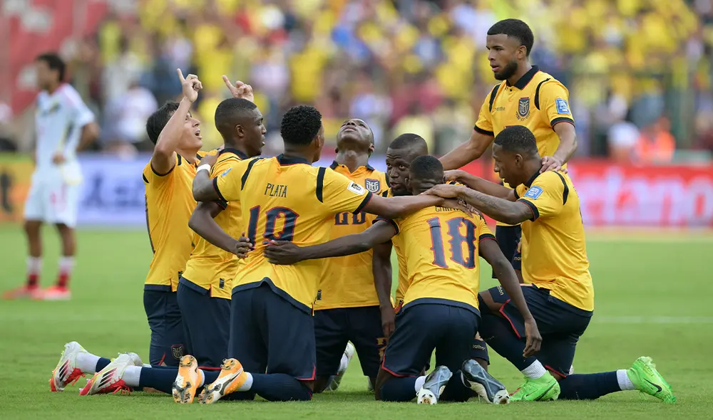 Enner Valencia pone a ganar a Ecuador ante Venezuela. Foto: AFP Enner Valencia pone a ganar a Ecuador ante Venezuela. Foto: AFP