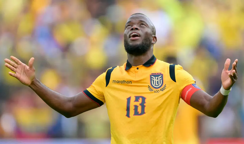 Enner Valencia convirtió en la victoria de Ecuador sobre Venezuela por las Eliminatorias. Foto: AFP Enner Valencia convirtió en la victoria de Ecuador sobre Venezuela por las Eliminatorias. Foto: AFP