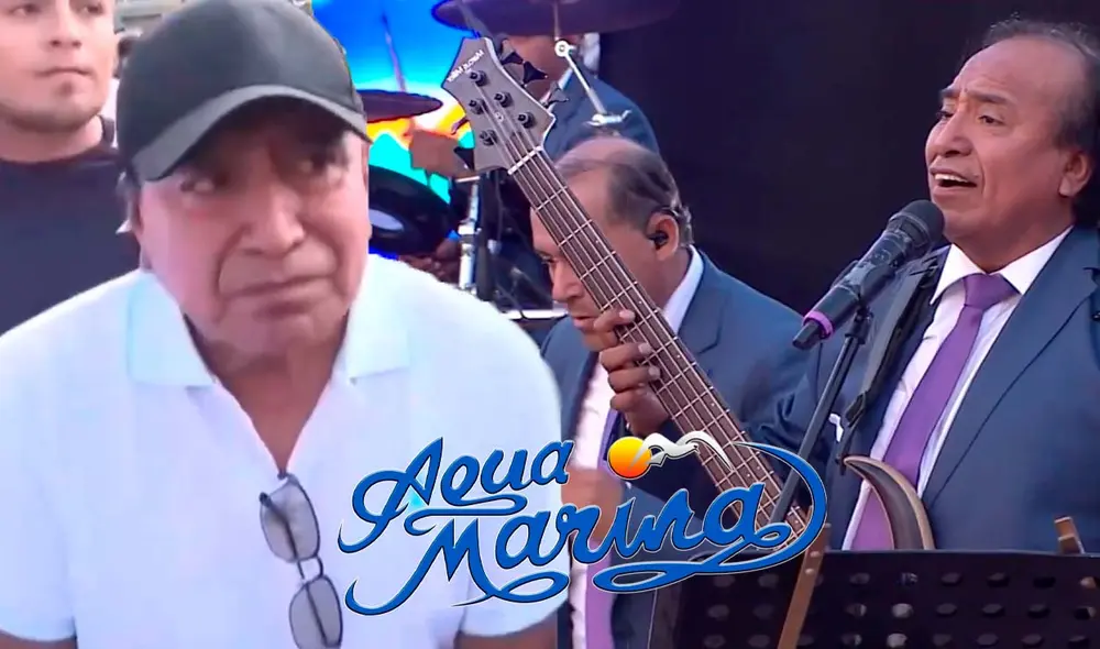 Agua Marina también se hizo presente en la marcha contra la inseguridad. Foto: Composición LR/Captura/Canal N/Captura/YouTube