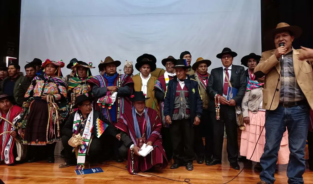 Autoridades originarias no creen en subprefectos del gobierno. Foto: Liubomir Fernández - La República.