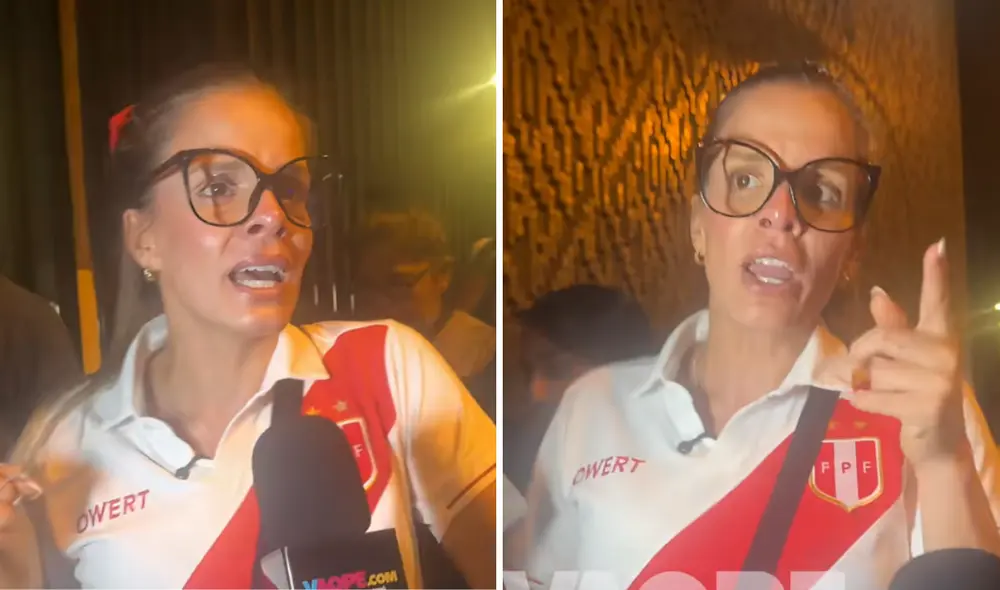 Alejandra Baigorria estuvo presente en la marcha contra la inseguridad convocada el 21 de marzo. Foto: Composición LR.