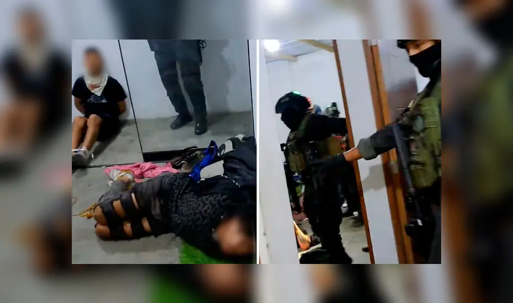 Operativo policial en San Luis se efectuó en el límite con El Agustino, cerca de San Jacinto. Foto: Thalía Gutierrez/composición La República