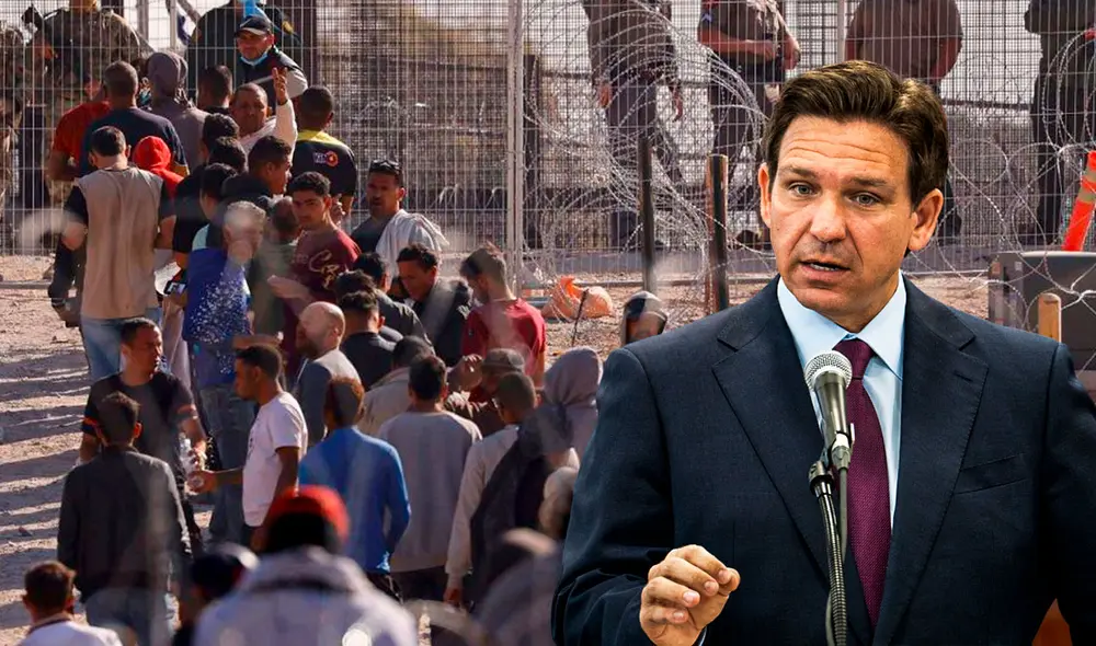 Ron DeSantis presionó para que la nueva medida se lleve a cabo en esta ciudad de Florida. Foto: Composición LR/CNN/The New York Times