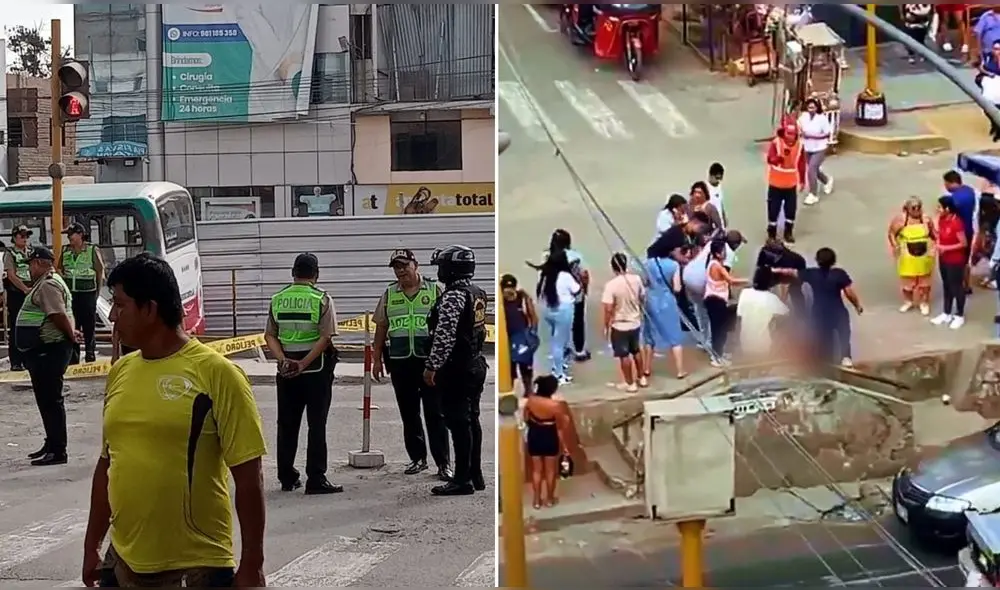 Mujer fue auxiliada por personas que presenciaron el ataque de sicarios. Foto: Difusión