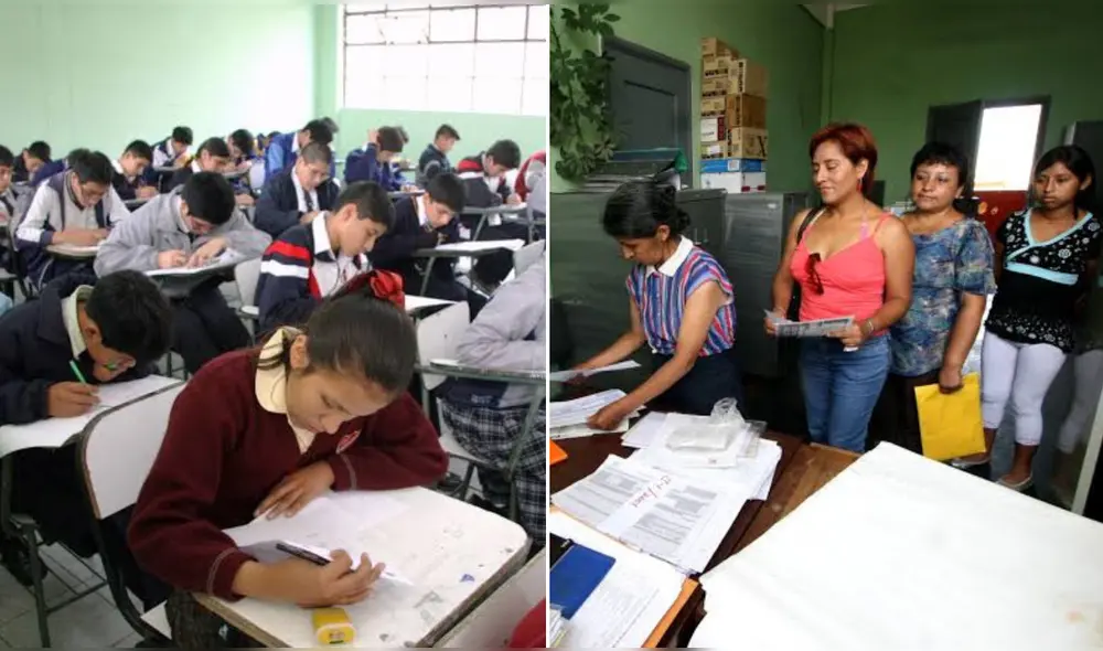 Padres de familia podrán formar parte del año escolar de forma física. Foto: Andina