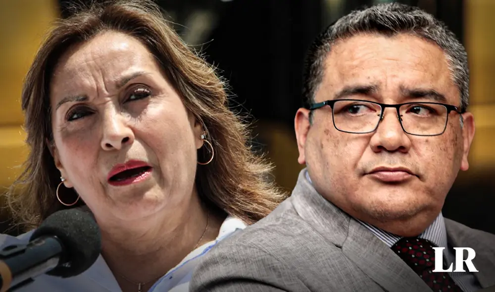 Dina Boluarte sigue respaldando a Santiváñez tras su censura. Foto: composición LR Dina Boluarte sigue respaldando a Santiváñez tras su censura. Foto: composición LR