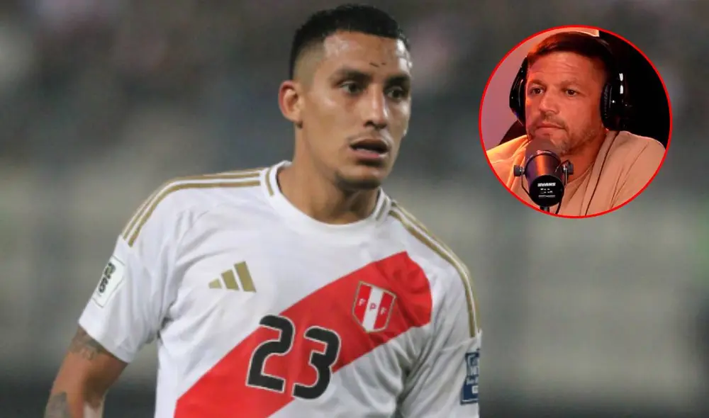 Álex Valera jugó el último amistoso de Universitario ante El Nacional. Foto: composición LR/La República/captura de Movistar Deportes Álex Valera jugó el último amistoso de Universitario ante El Nacional. Foto: composición LR/La República/captura de Movistar Deportes